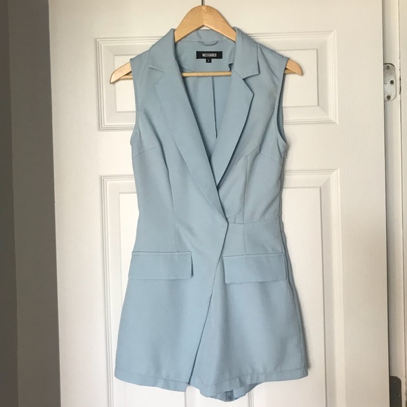 Missguided Pants - MISSGUIDED Tuxedo Romper